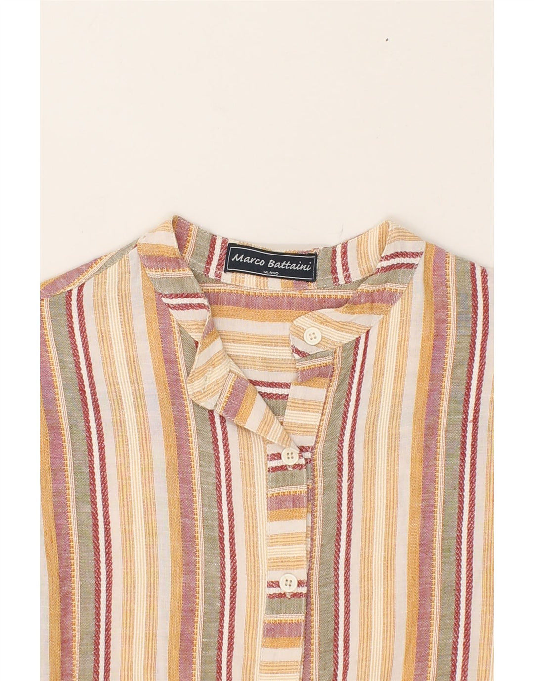 VINTAGE Womens Short Sleeve Shirt Blouse UK 14 Medium Multicoloured Vintage Vintage and Second-Hand Vintage from Messina Hembry 