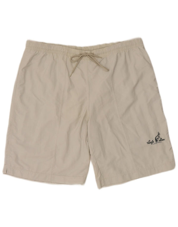 AUSTRALIAN L'ALPINA Sportshorts til mænd str. 54 2XL Grå polyamid
