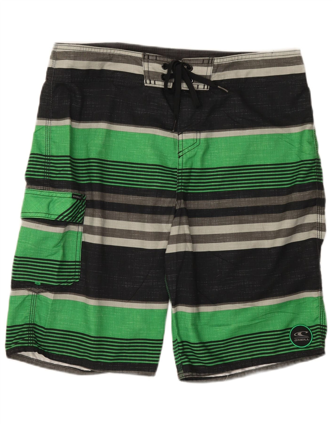O'Neill Badeshorts til mænd store sortstribede polyester