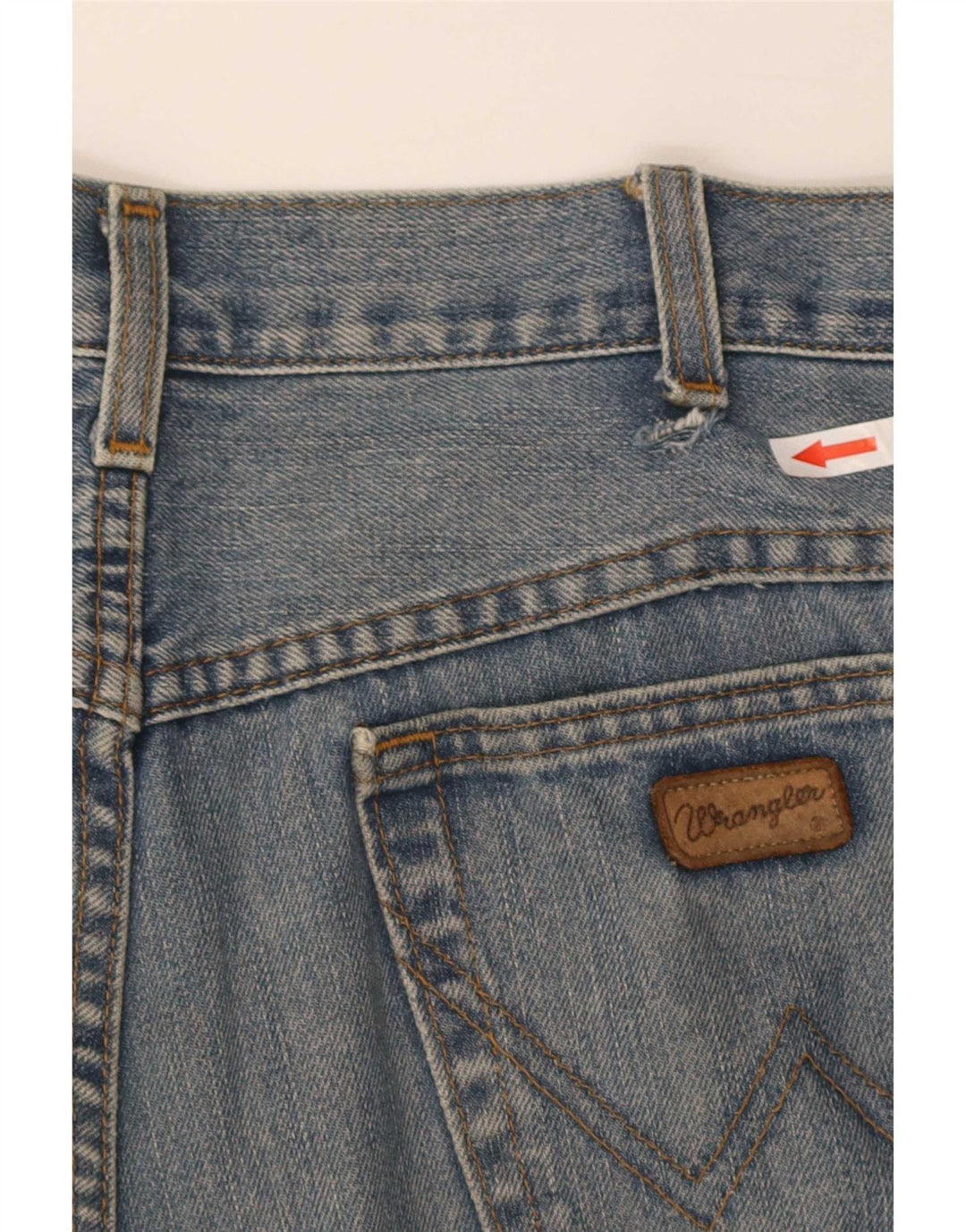 Wrangler Herre Ohio Straight Jeans W38 L30 Blå Bomuld