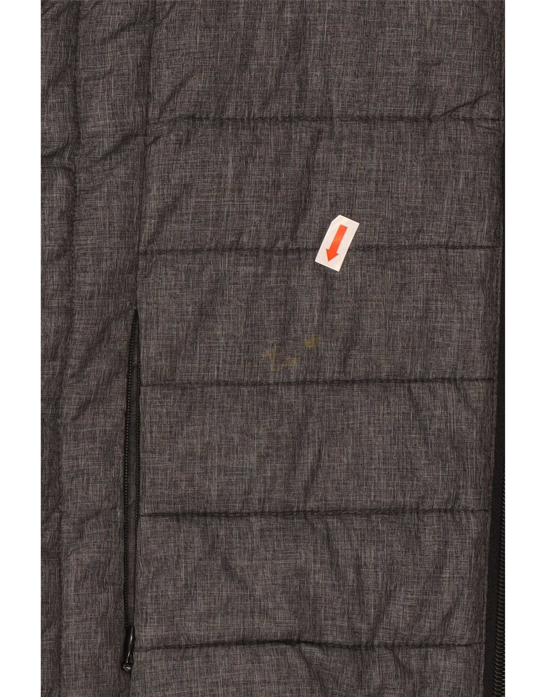 Ellesse Dame Hætte Oversize Polstret Jakke UK 10 Small Grå Polyamid