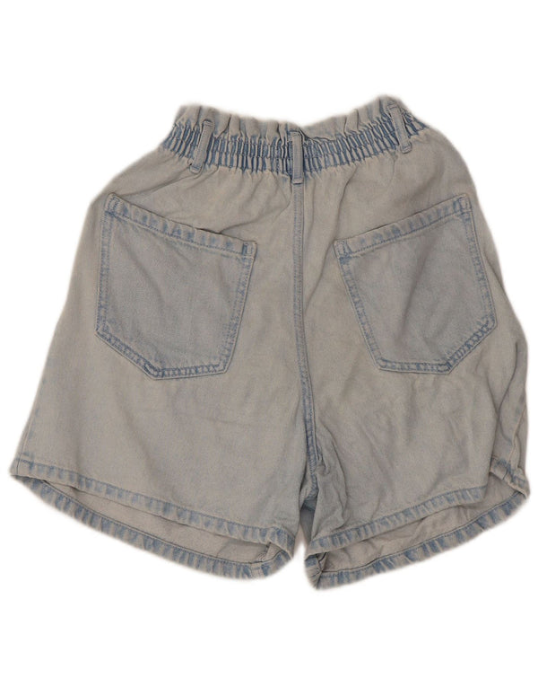 Zara Dame Denim Shorts EU 38 Small W28 Blue Cotton
