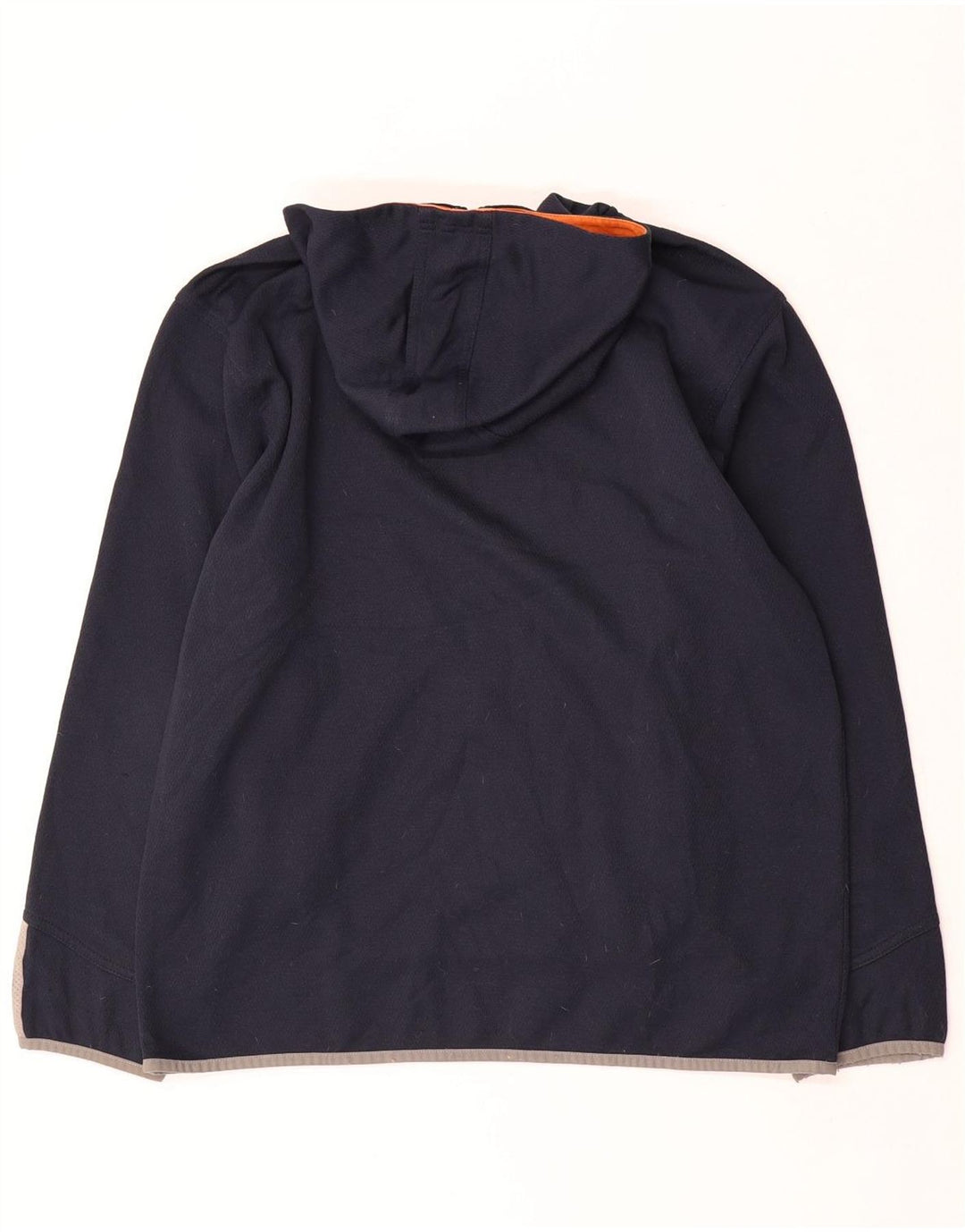 Adidas hættetrøje med lynlås til mænd mellem marineblå polyester