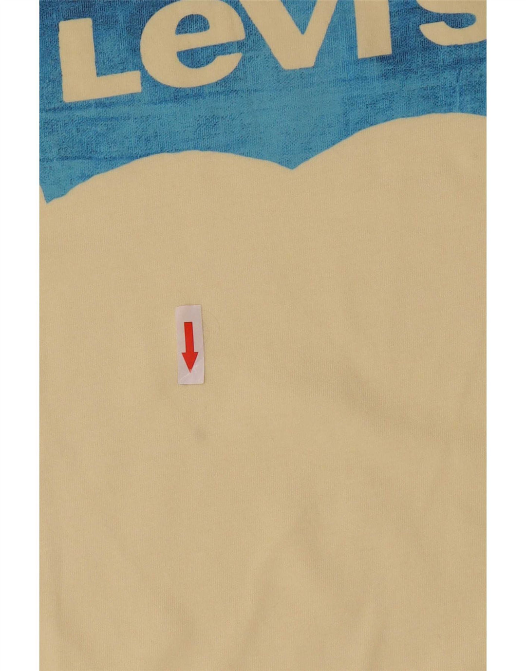 Levi's Herre grafisk T-shirt Top Medium Gul Bomuld