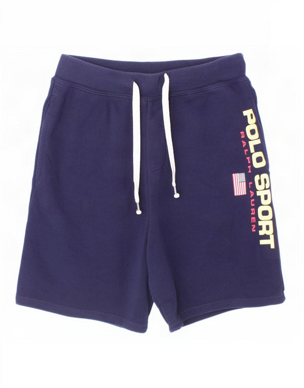 Polo Ralph Lauren drenge grafiske sportsshorts 14-15 år store marineblå