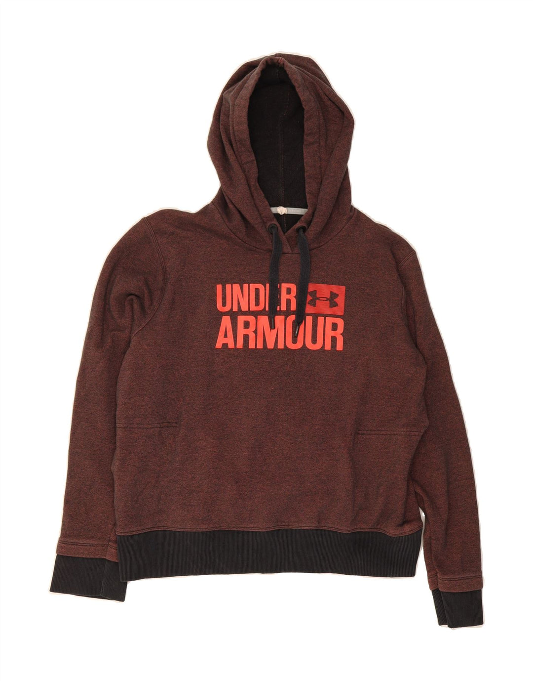 UNDER ARMOUR Womens Graphic Sweatshirt Jumper UK 16 Large Brown Vintage Under Armour and Second-Hand Under Armour from Messina Hembry 
