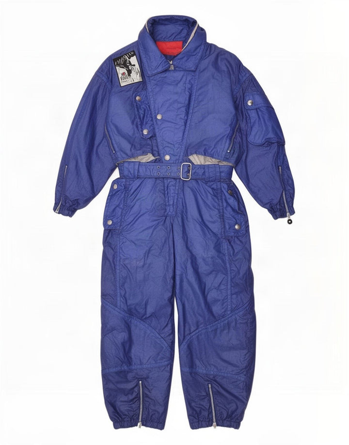 Cerruti 1881 Herre Ski Jumpsuit IT 52 Stor Blå Polyamid