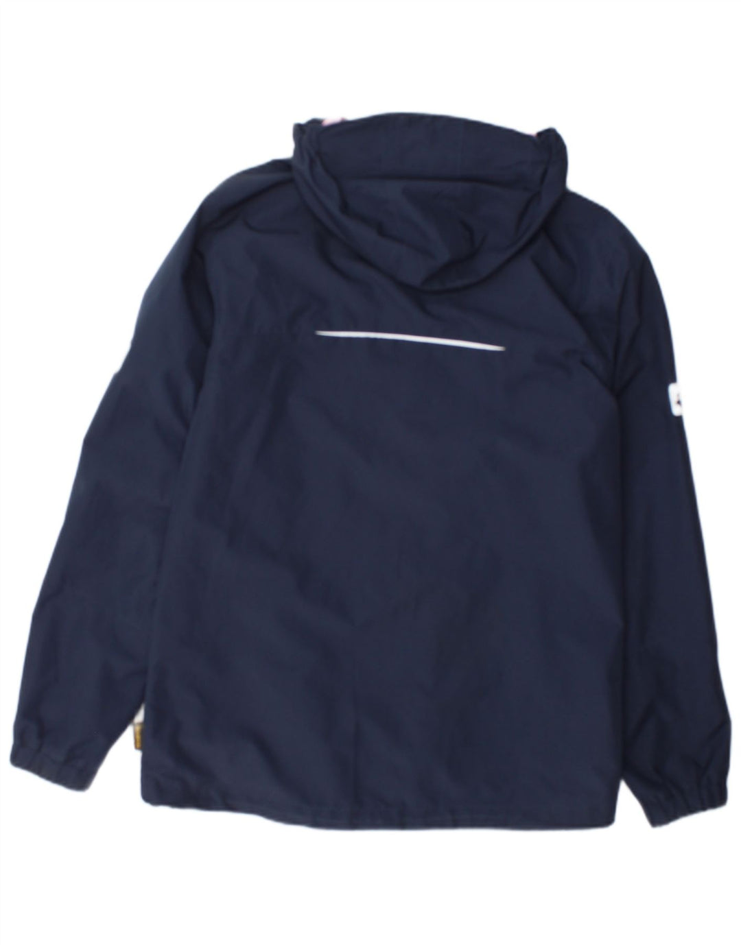 Jack Wolfskin piger hætte regnjakke 14-15 år marineblå polyester
