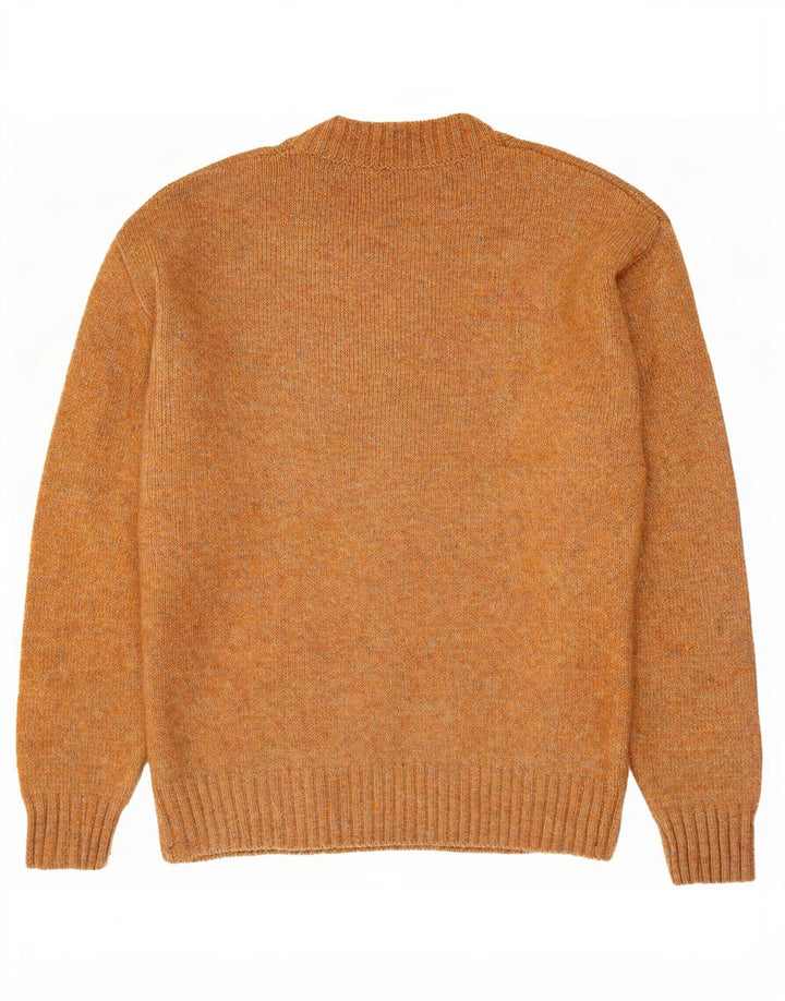 Zara Herre sweater med rund hals XL Brun Flecked