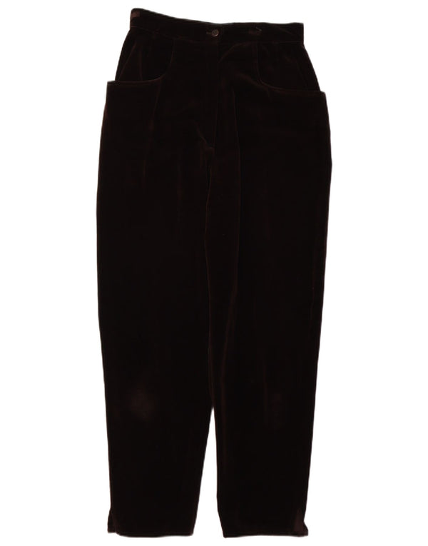 Bond Street Dame Højtalje Casual Bukser IT 42 Medium W26 L26 Brun