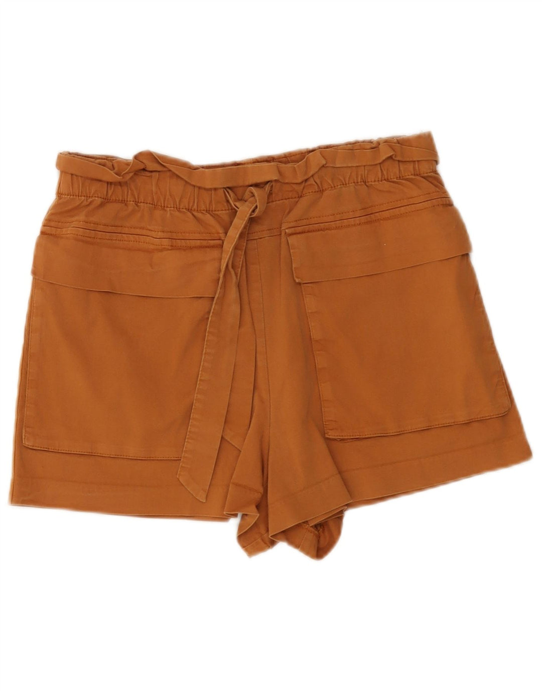 Zara Dame High Waist Hot Pants Medium W28 Brun