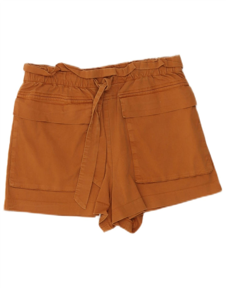 Zara Dame High Waist Hot Pants Medium W28 Brun