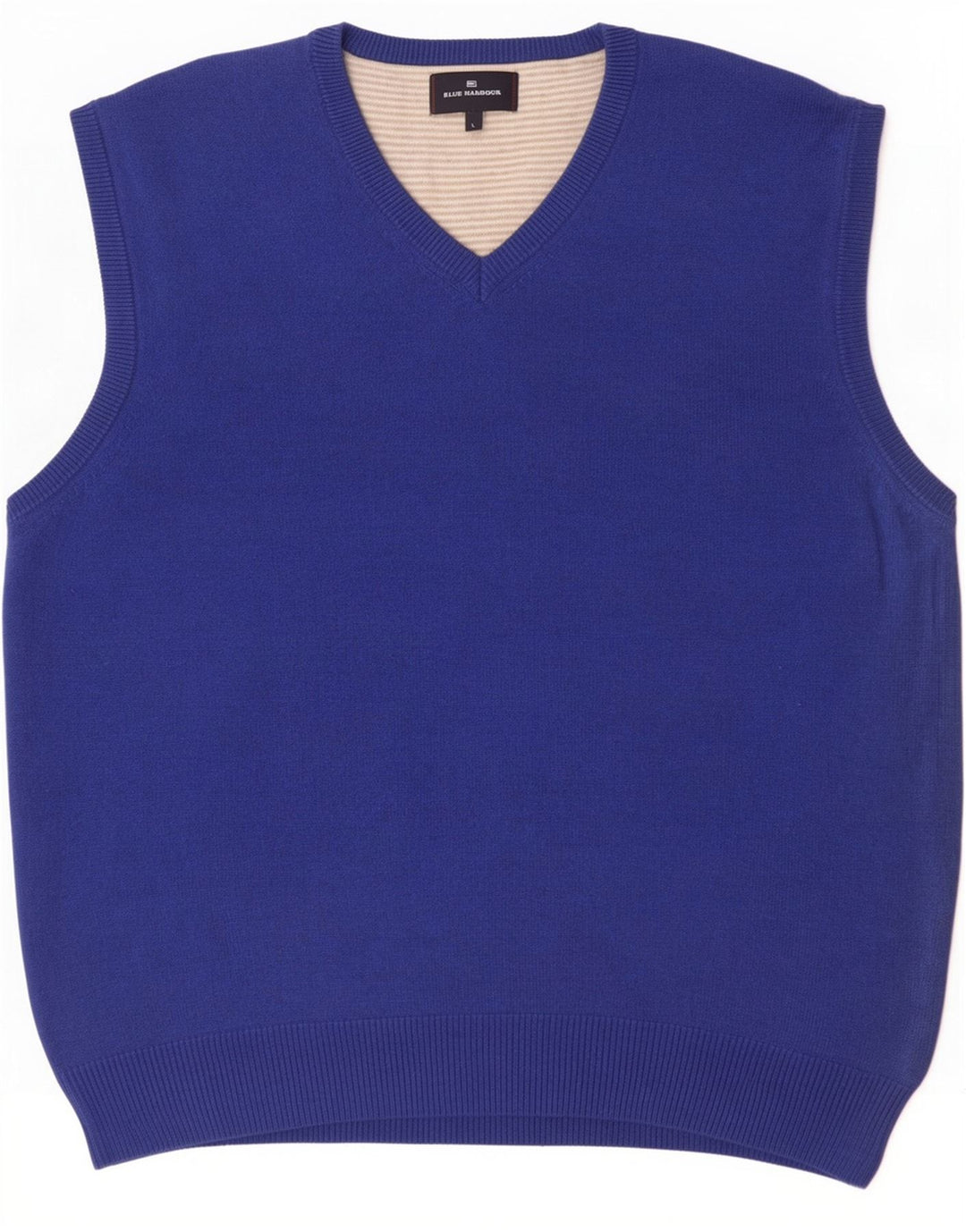 Marks & Spencer Herre Blue Harbor Vest Tank Top Stor Bomuld
