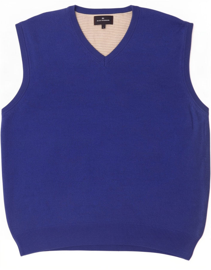 Marks & Spencer Herre Blue Harbor Vest Tank Top Stor Bomuld