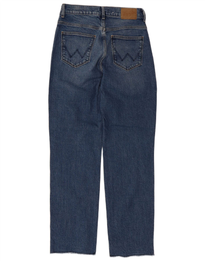 Wrangler lige jeans til kvinder W26 L28 blå bomuld
