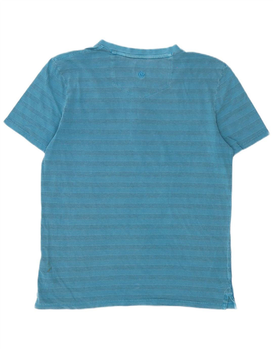 Fat Face Herre T-Shirt Top Medium Blå Stribet Bomuld