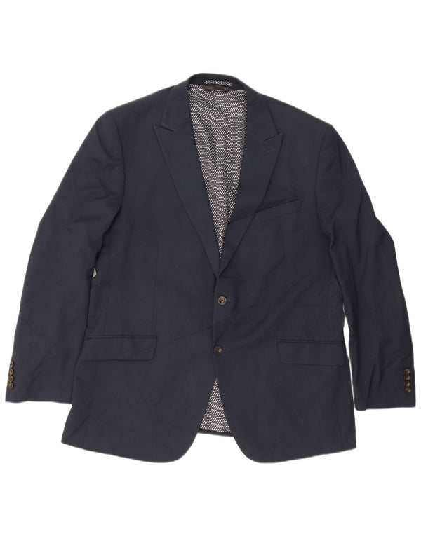 Marks & Spencer Herre 2-knaps blazerjakke UK 46 XL Navy Blue