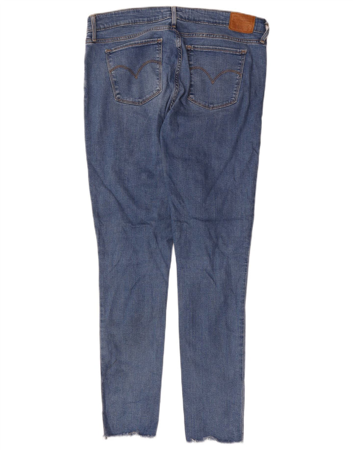 Levi's Dame 711 Skinny Jeans W31 L31 Blå Lyocell