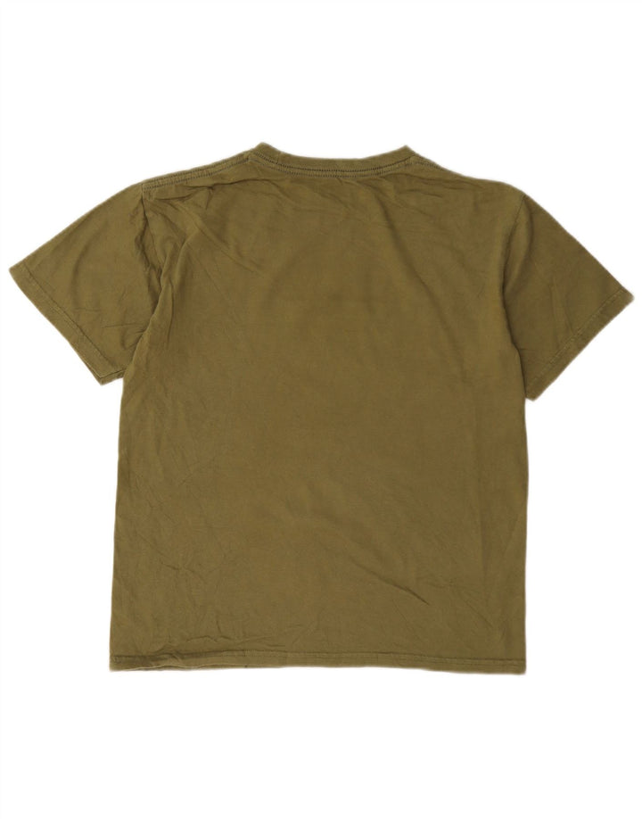 Volcom Boys Grafisk T-Shirt Top 11-12 år Medium Khaki Bomuld