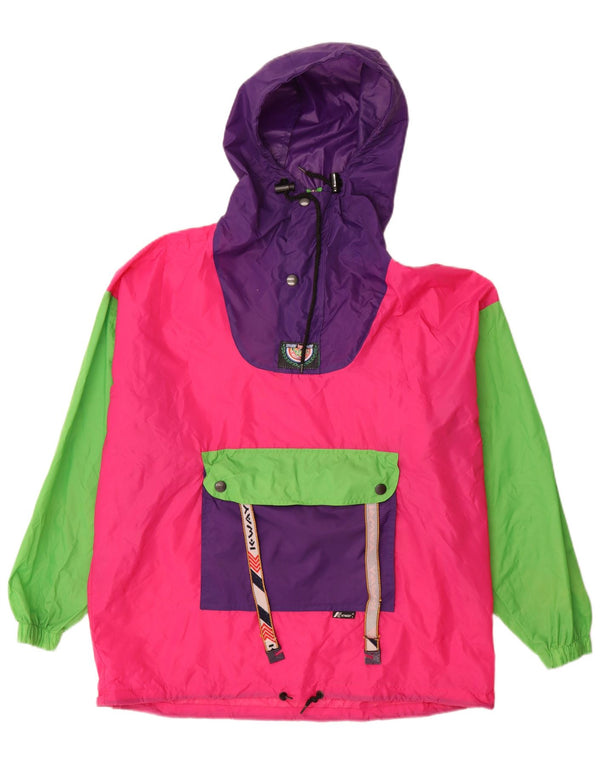 K-Way Mens Pullover Rain Jacket UK 36 Small Multicoloured Colourblock