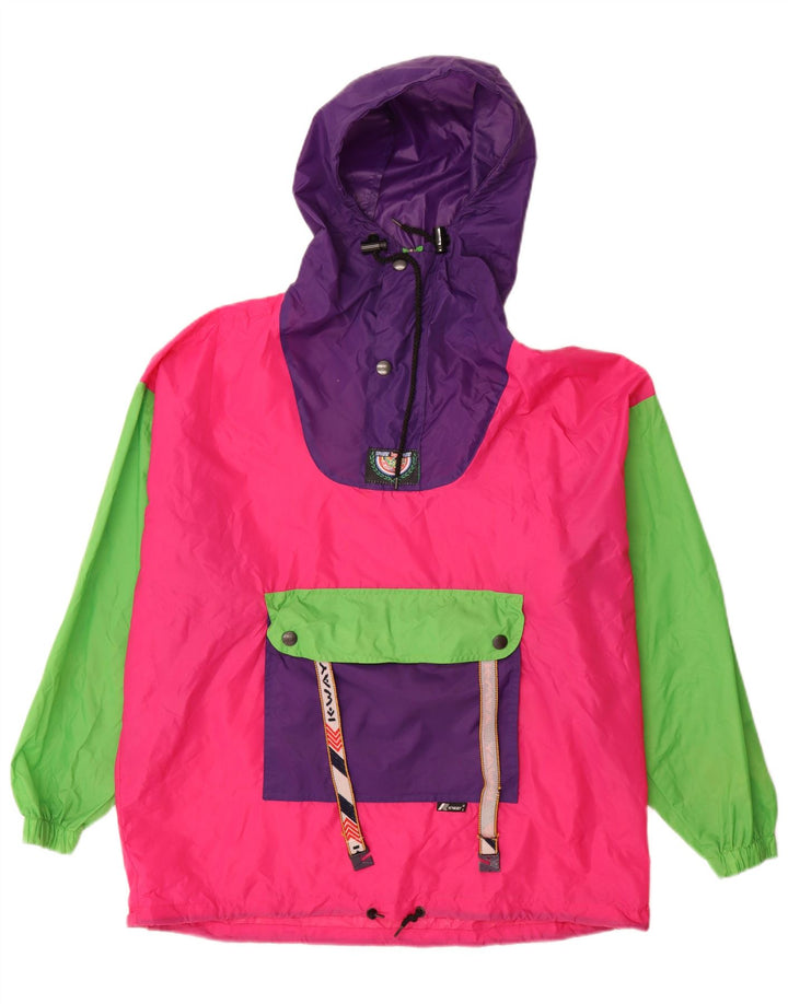 K-Way Herre Pullover Regnjakke UK 36 Small Multicolor Colourblock