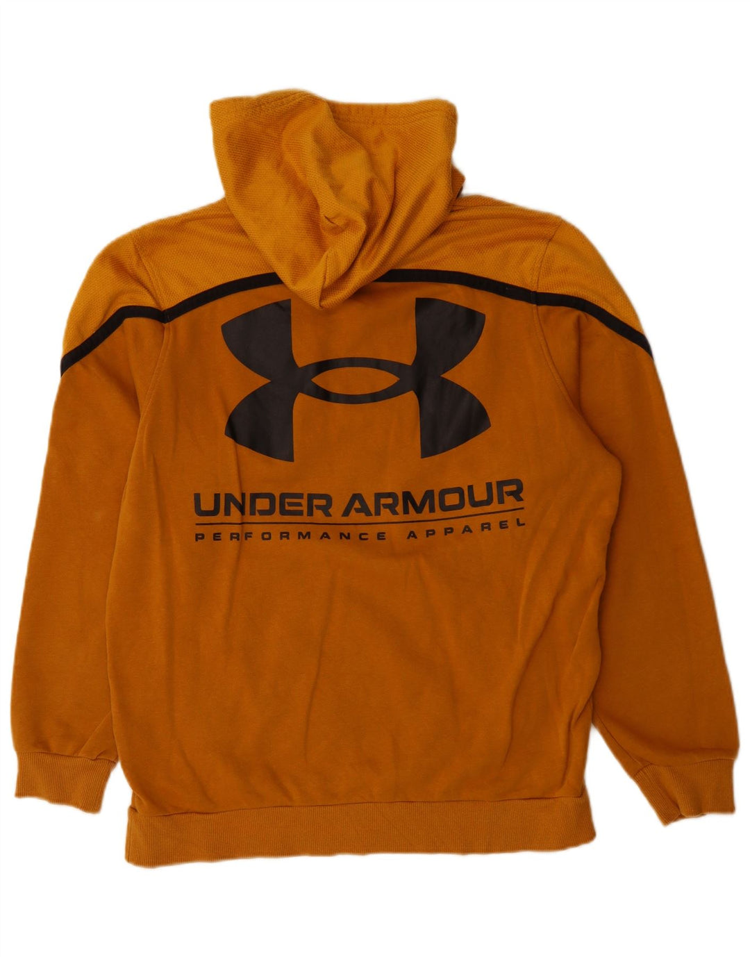 Under Armour Herre hættetrøje Jumper Medium Orange Colourblock Bomuld