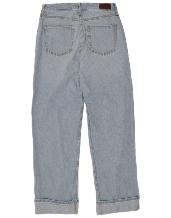Hollister Dame Far Ultra High Waist Jeans US 11 Large W30 L31 Blå Bomuld