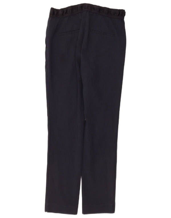Zara Dame Slim Chino Bukser Medium W30 L28 Sort Bomuld