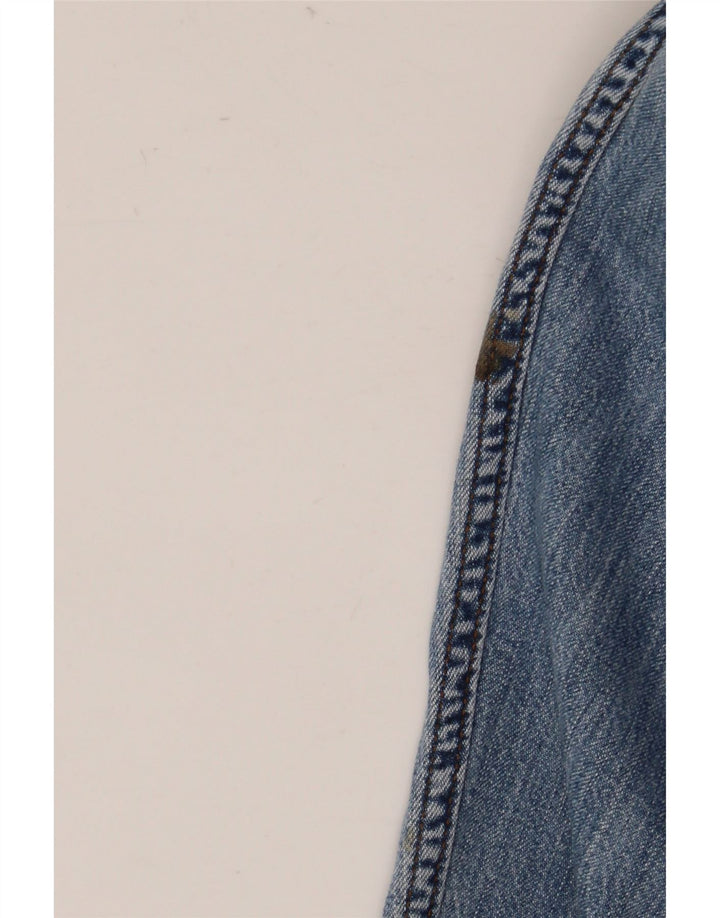 Carrera Herre Western Denim Shirt 2XL Blå Bomuld Classic