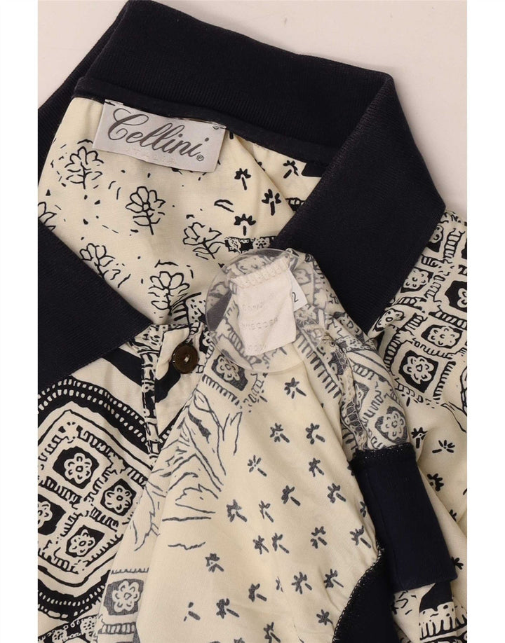 Bellini Herre Kortærmet Pullover Shirt IT 54 XL Flerfarvet Patchwork