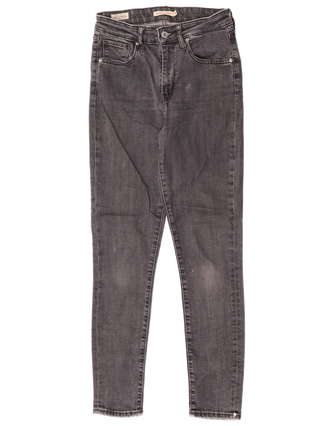 Levi's Dame 721 Skinny Jeans W28 L28 Grå Lyocell