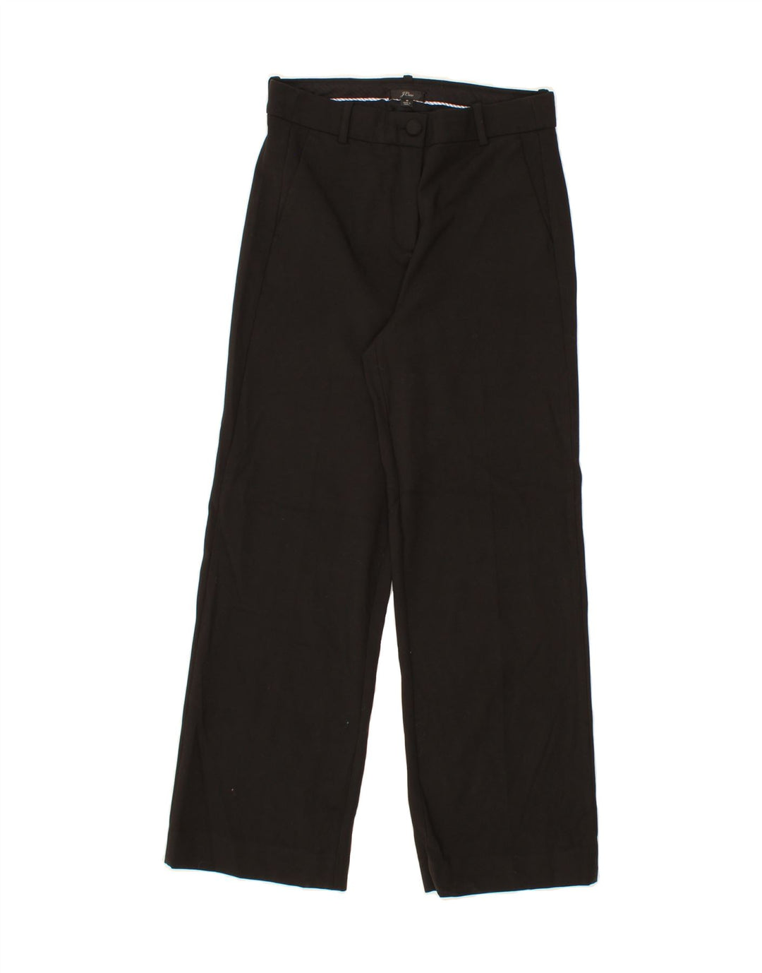 J. CREW Womens Straight Chino Trousers US 8 Medium W28 L29 Black Polyester Vintage J. Crew and Second-Hand J. Crew from Messina Hembry 