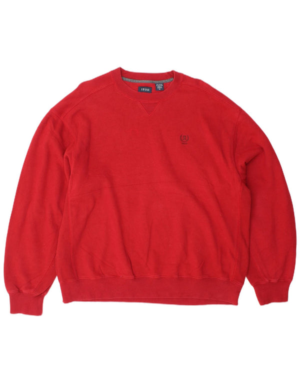 IZOD Sweatshirt til mænd XL Rød Bomuld