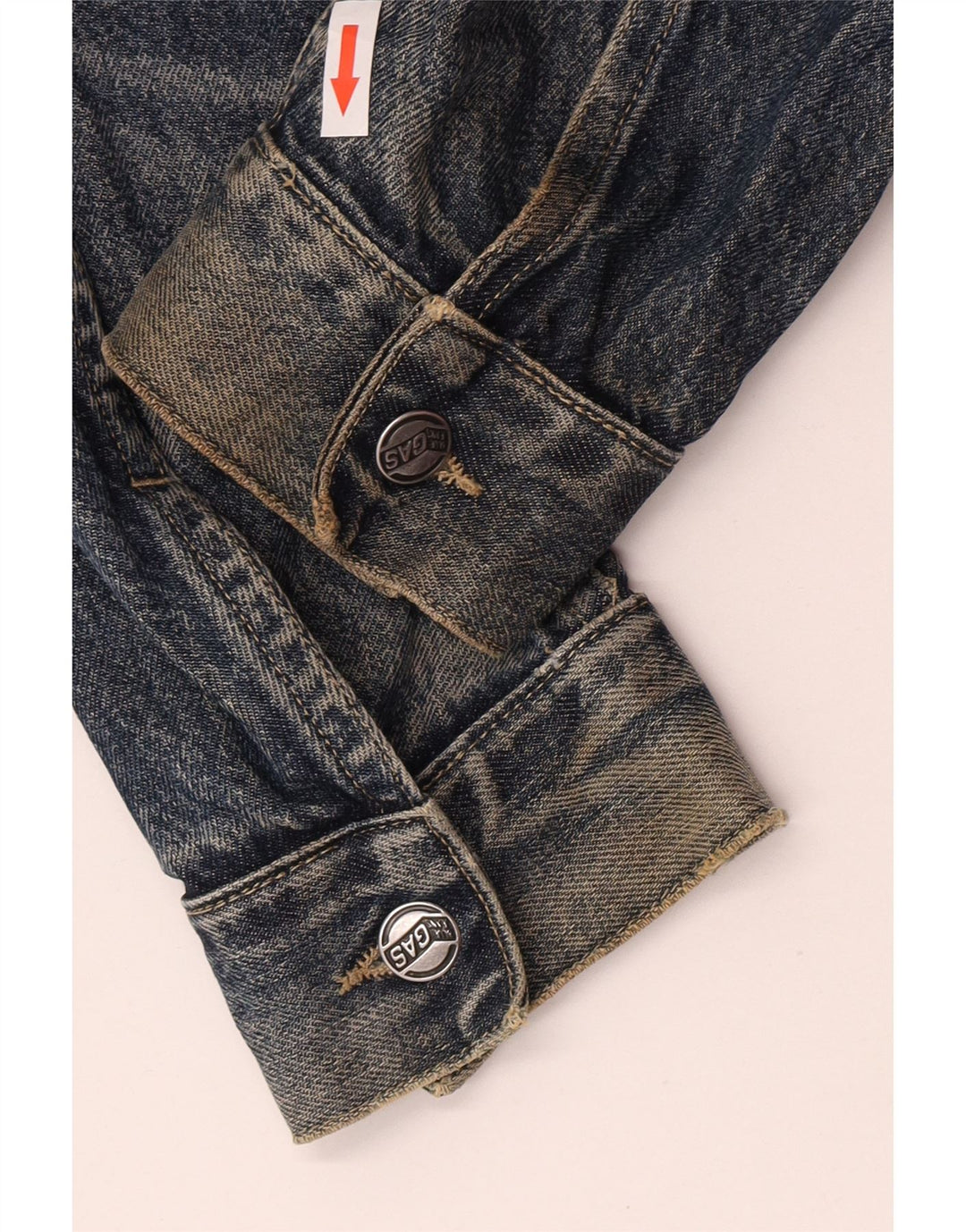 Gas Dame denimjakke UK 14 Medium Navy Blue Bomuld