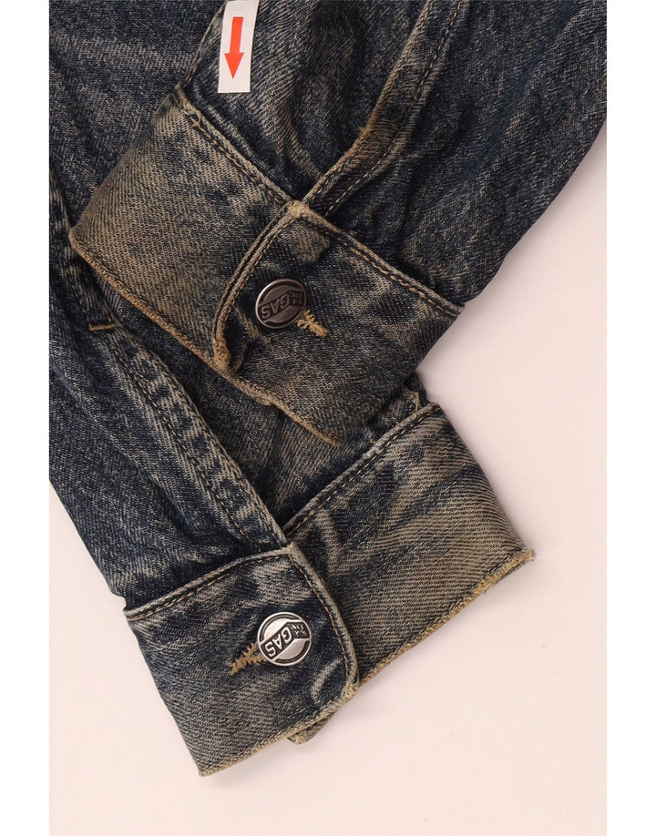 Gas Dame denimjakke UK 14 Medium Navy Blue Bomuld