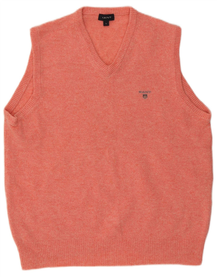 Gant Herrevest Tank Top Stor Pink Uld