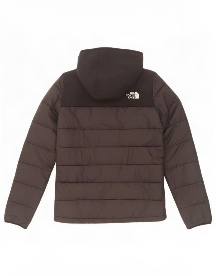 The North Face Polstret hættejakke til kvinder UK 10 Lille sort polyester