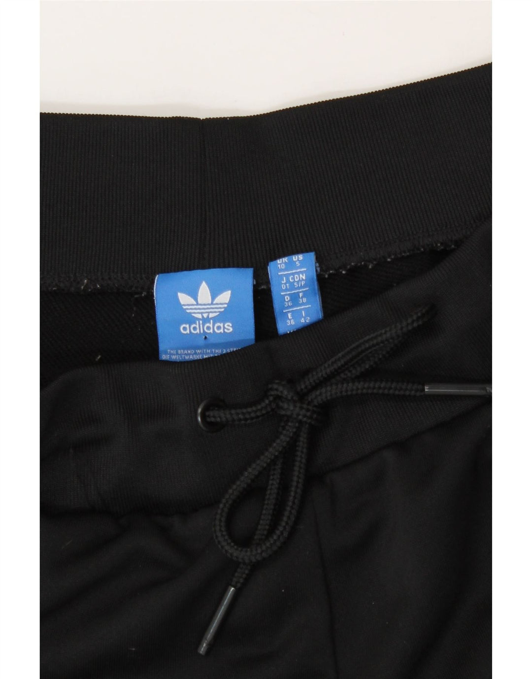 Adidas Dame træningsdragt Bukser Joggers UK 10 Small Black Polyester