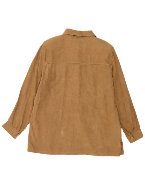 Vintage dame 5-knaps blazerjakke UK 16 Large Beige