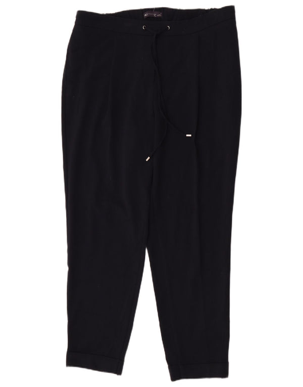 Marks & Spencer Dame Casual Bukser UK 16 Large W34 L28 Navy Blue