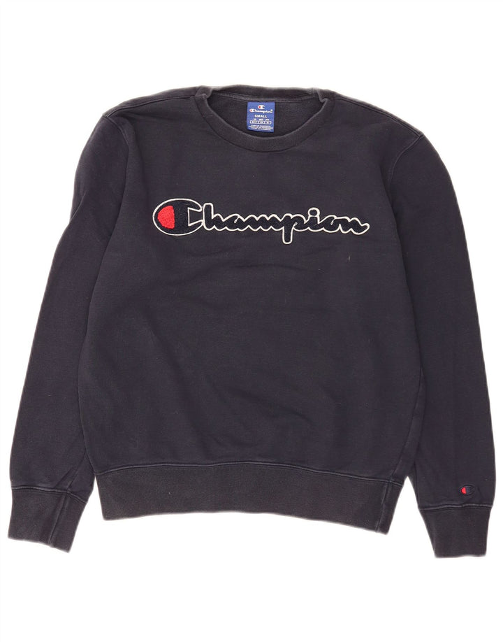 Champion Herre grafisk sweatshirt Jumper lille marineblå bomuld