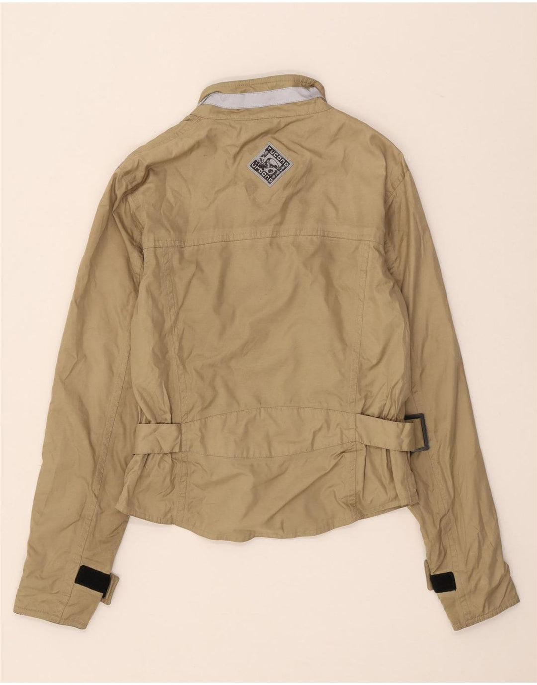 Tucano Urbano Kvinder Oversized Utility Jacket UK 6 XS Beige Polyester