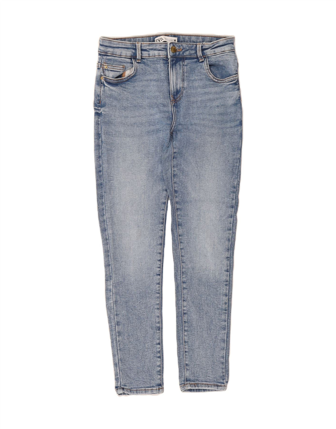 ZARA Womens Slim Jeans EU 38 Small W28 L27 Blue Vintage Zara and Second-Hand Zara from Messina Hembry 