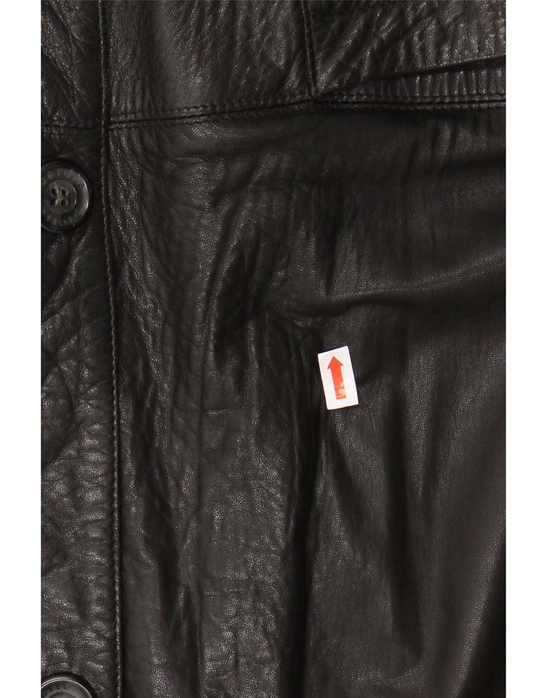 PIERRE CARDIN Herre Læderjakke IT 58 4XL Sort Læder