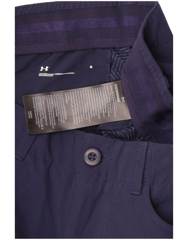 Under Armour Dame Slim Casual Bukser US 8 Medium W32 L31 Navy Blue