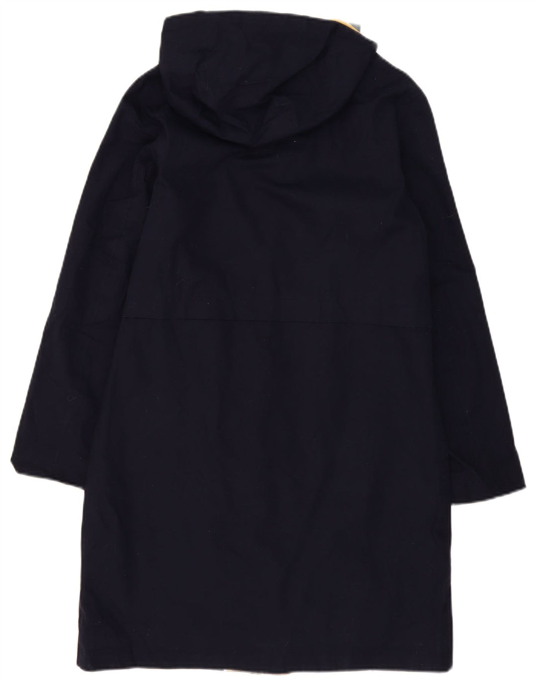 Boden Dame Hooded Parka Jacket UK 8 Small Navy Blue Colourblock Polyester