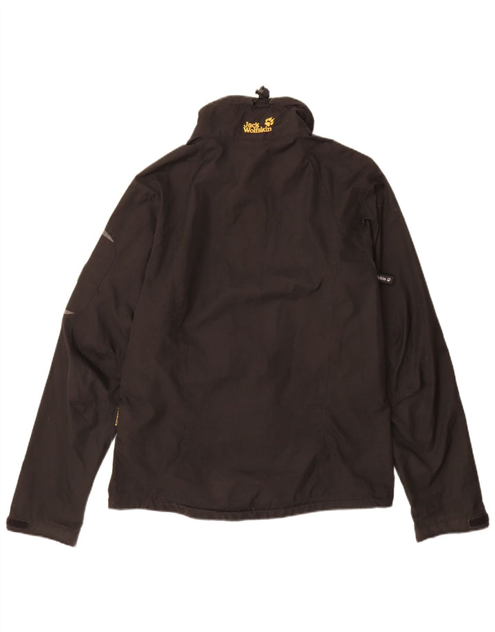 Jack Wolfskin Herre Windbreaker Jacket UK 38 Medium Sort Polyester