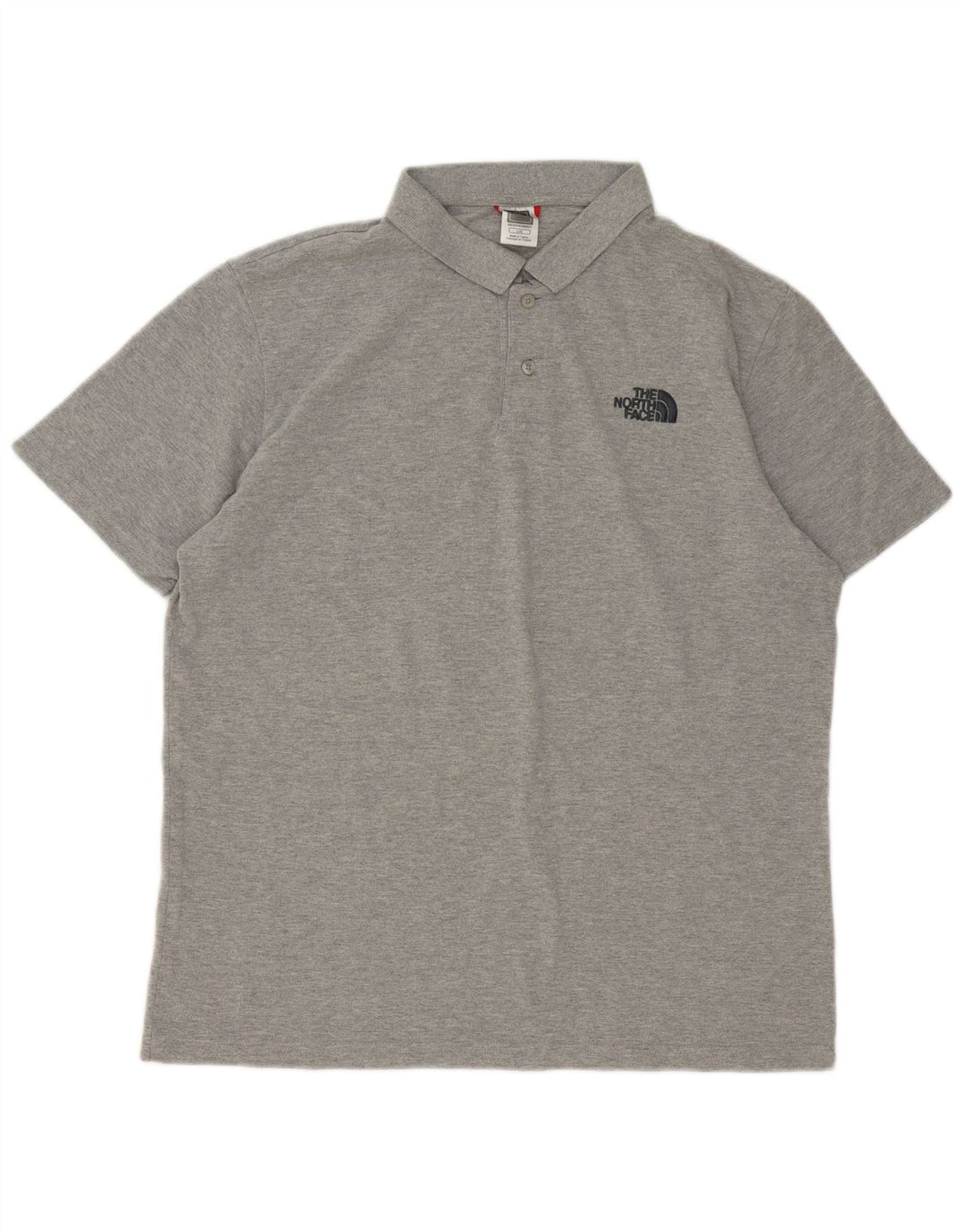 The North Face Herre Polo Shirt Stor Grå Bomuld