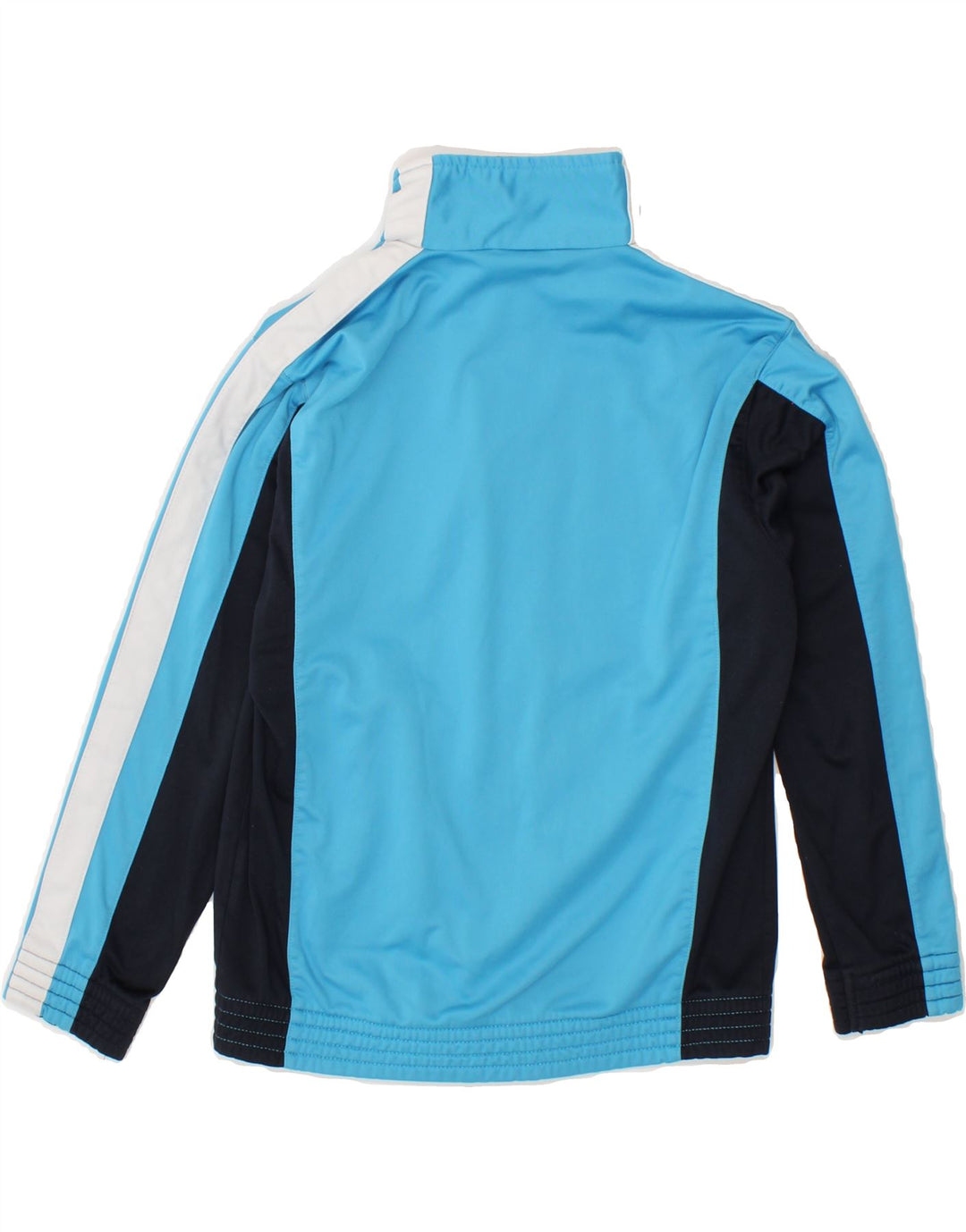 CHAMPION Boys Tracksuit Top Jacket 9-10 Years Medium Blue Colourblock Vintage Champion and Second-Hand Champion from Messina Hembry 