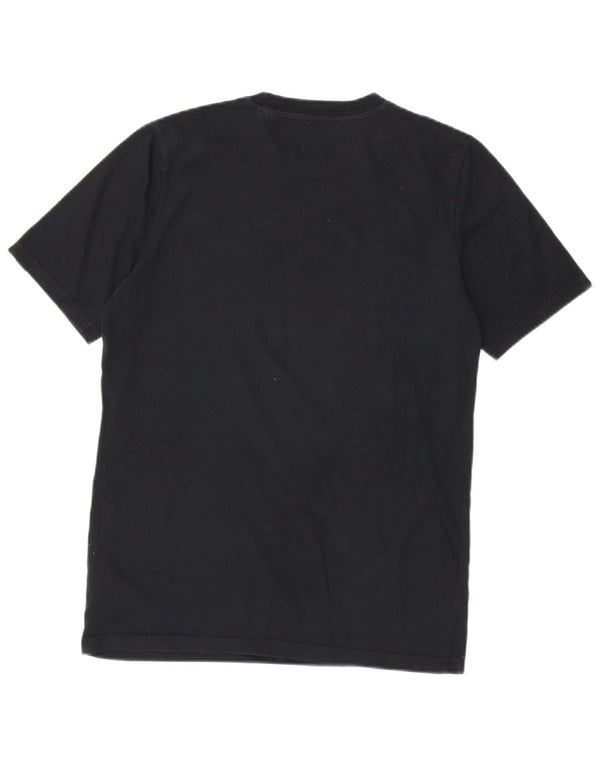 Adidas drenge grafisk t-shirt top 15-16 år sort bomuld